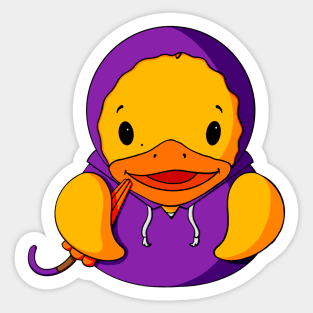 Rainy Day Rubber Duck Sticker